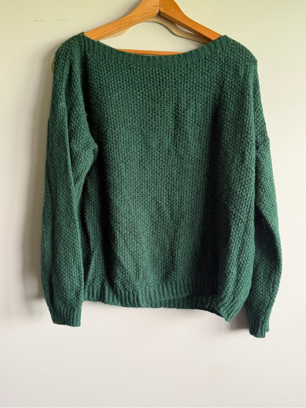 Women’s Crew Neck Sweater - Forest Green - Vintage